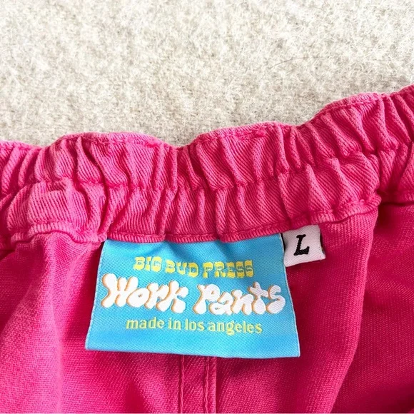 Big bud press bright pink work shorts